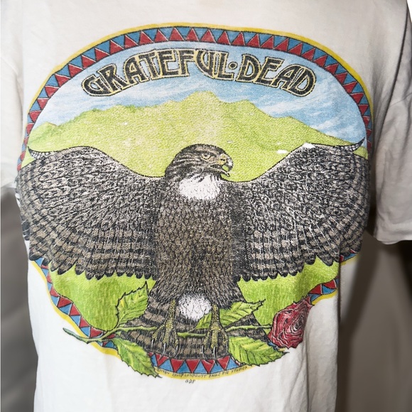 ✨Vintage 1984 Grateful Dead Fall Tour Shirt Single Stitch Distressed Band Tee - Picture 4 of 7